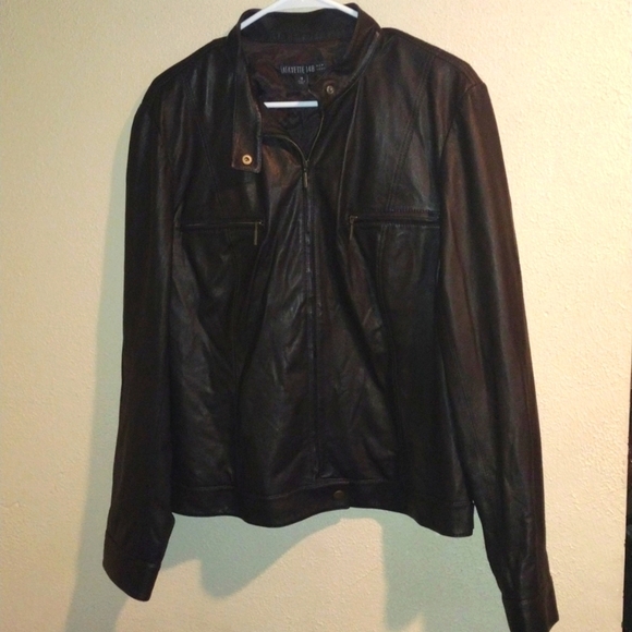 Lafayette 148 New York Jackets & Blazers - Lafayette 148 100% Leather Dark Brown Mocha Jacket 14